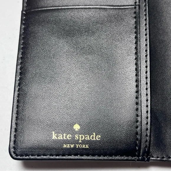 NWT Kate Spade Black Sawyer Street Callie Clutch Wallet